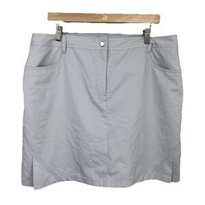 NVO Lanctot Golf Tennis Pickleball Skort Skirt Size 14 Checks Pleated 19” Length